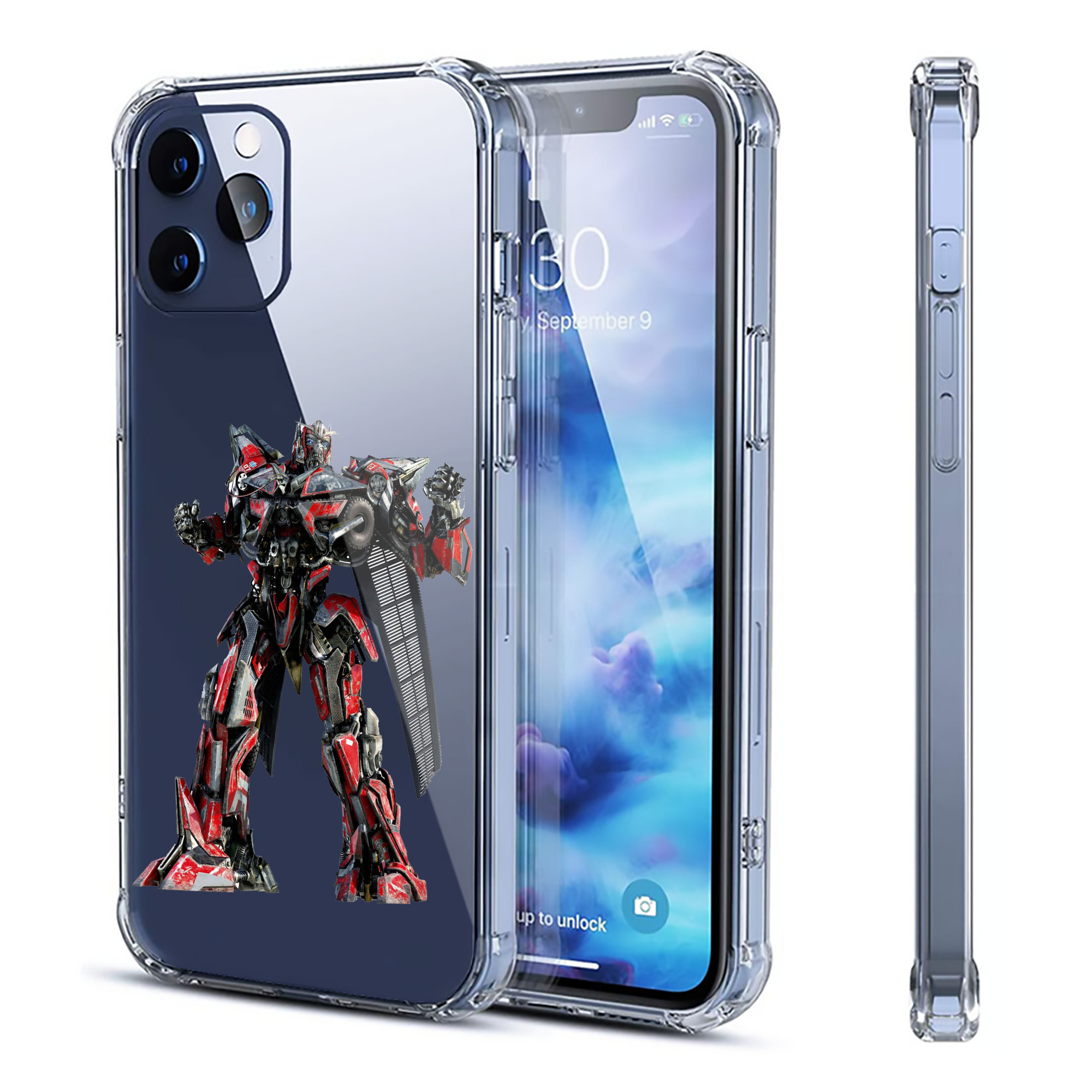 （画像用）  【iPhone 12シリーズ対応】透明スマホケース（クリアソフトケース）